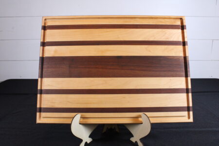 Maple & Walnut Edge-Grain Cutting Board