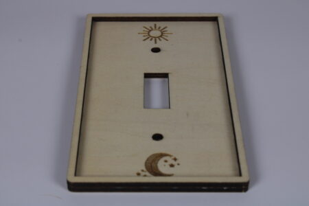Sun & Moon Light Switch Cover